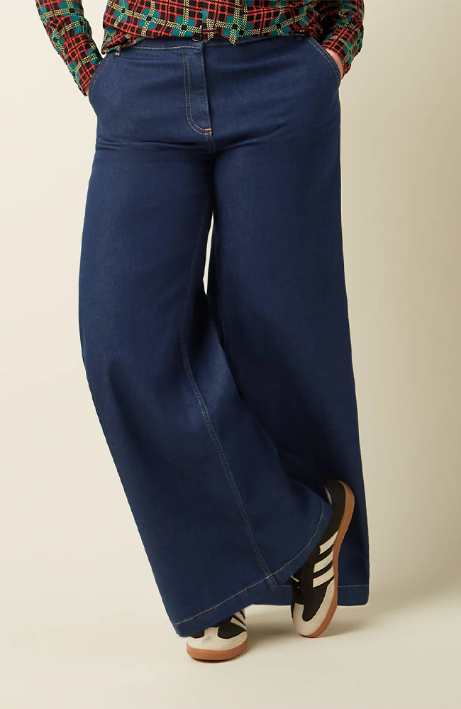 Peppa Pants Onyx Denim - Deep Blue