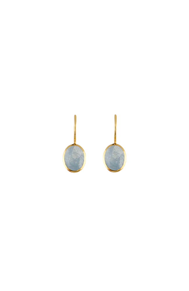 Glaze Earrings - Aquamarine