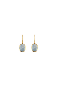 Glaze Earrings - Aquamarine