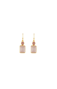 Rosie Earring - Guava Quartz