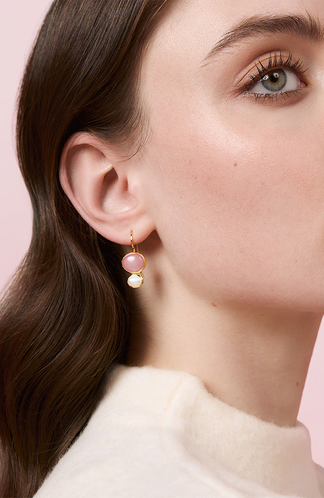 Cubism Earring - Guava