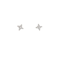 Shine Stud Earrings - Silver