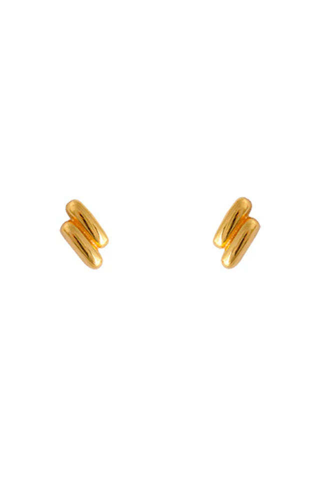 Leni Stud Earrings - Gold