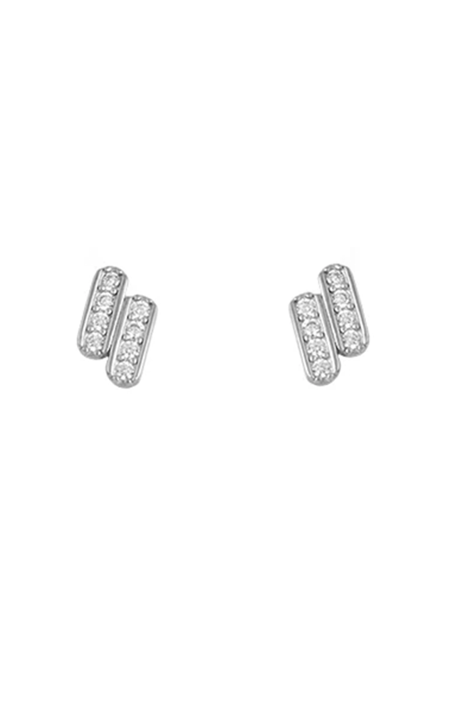 Lumi Stud Earrings - Silver