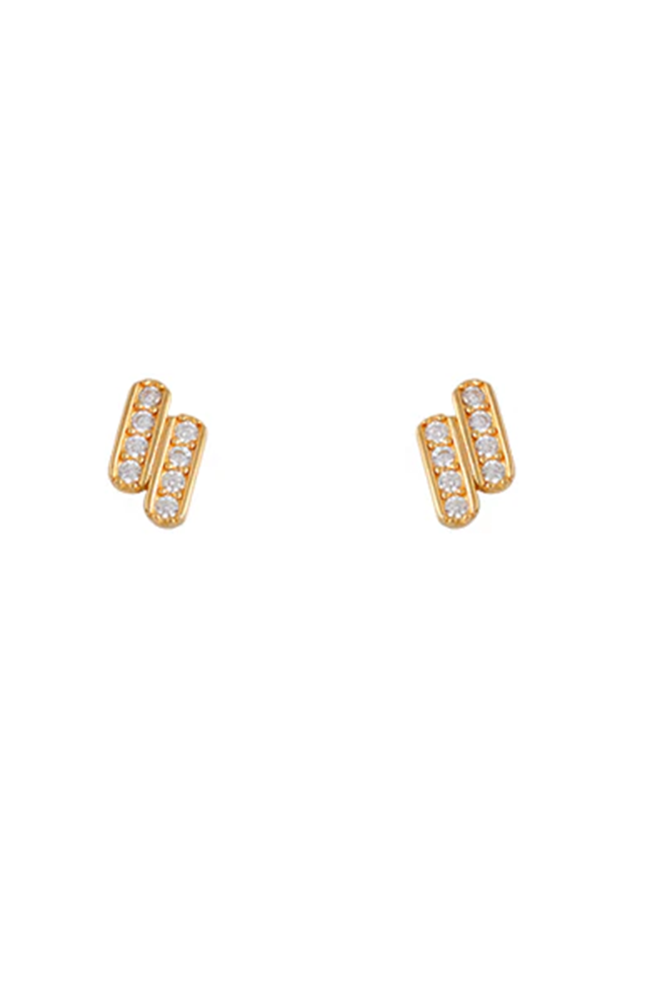 Lumi Stud Earrings - Gold