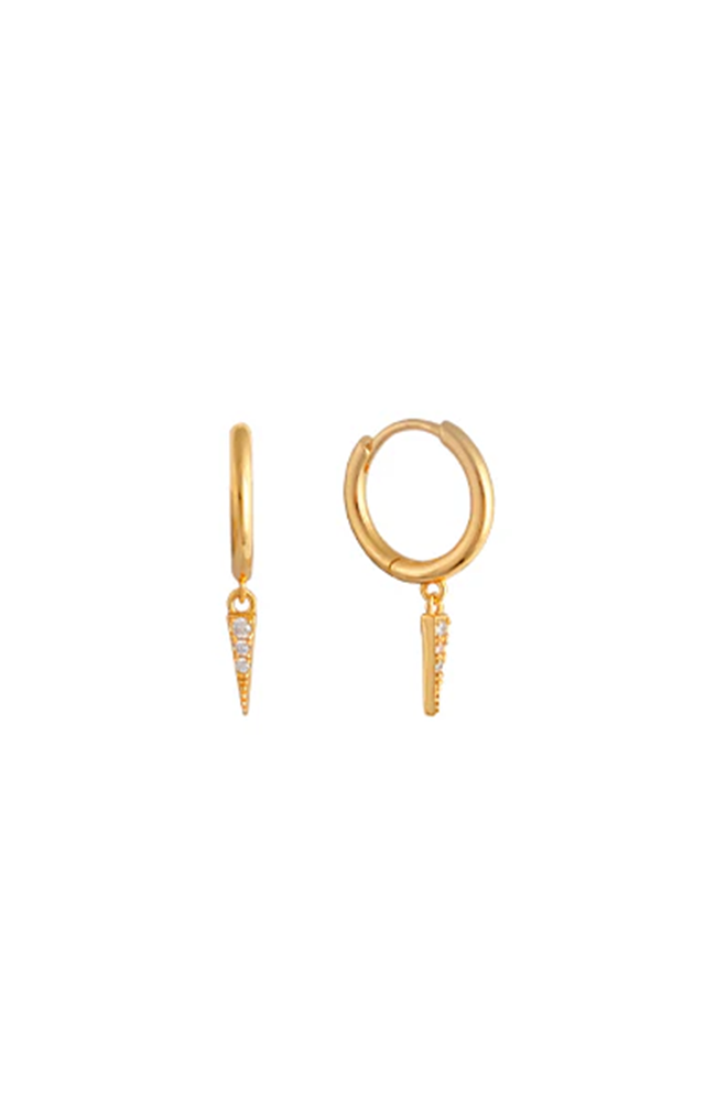 Lyla Huggie Earrings - Gold