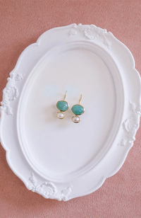 Cubism Earrings - Amazonite