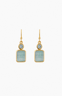 Rosie Earrings - Blue Topaz/Aquamarine