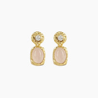 Blossom Earrings - Rose Quartz
