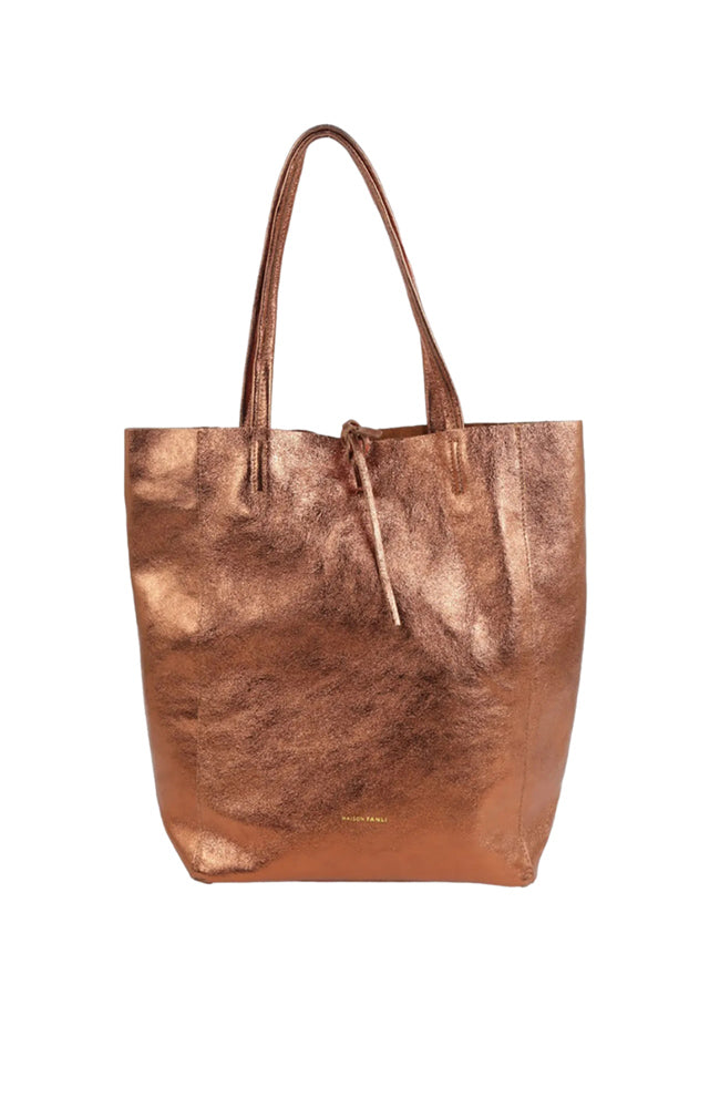 Large Tote - Metallic Bronze