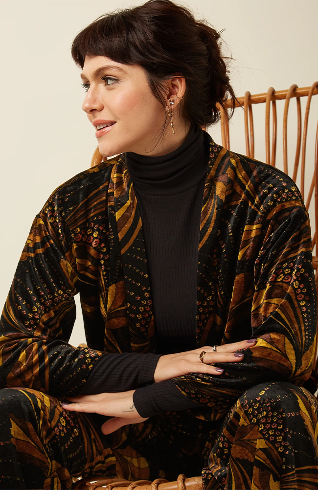 Noor Jacket Shimmy - Black