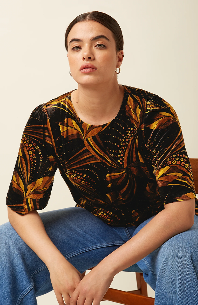Lizzy Top Shimmy - Black