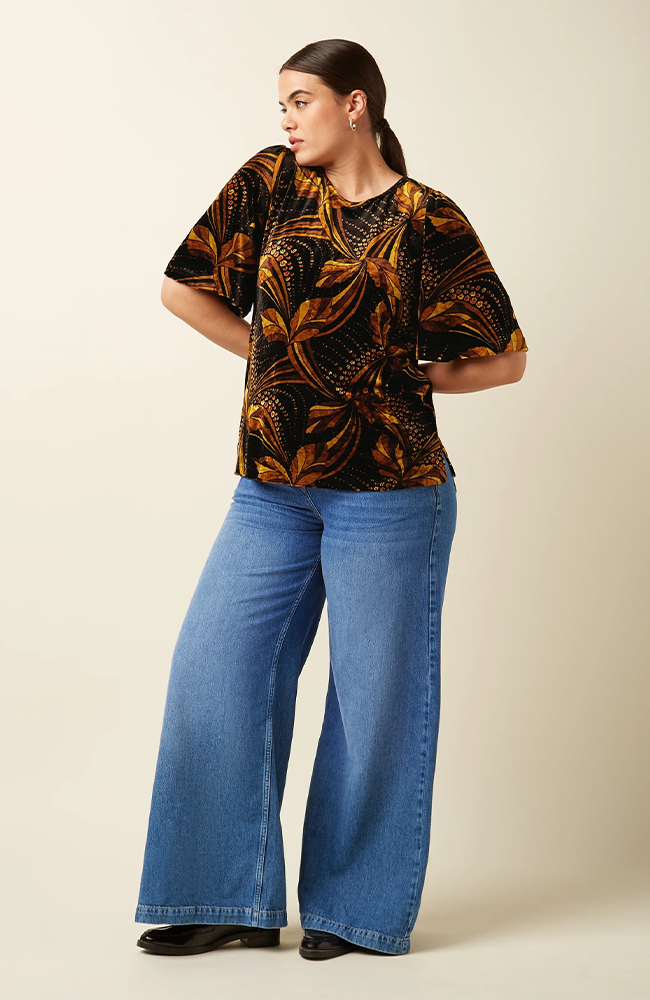 Lizzy Top Shimmy - Black