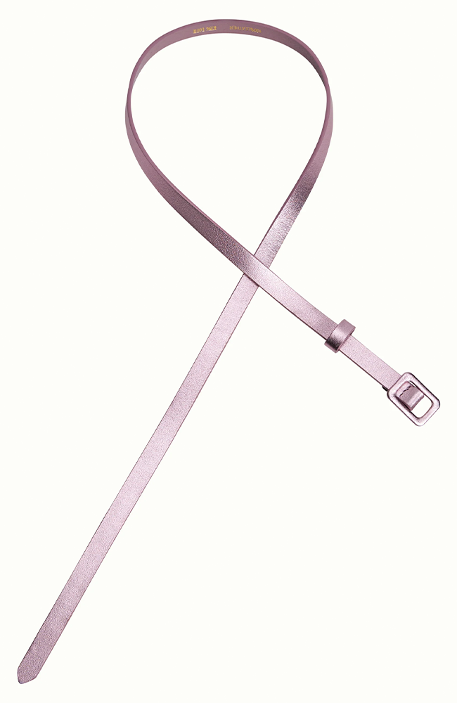 Shiny Belt - Sheer Lilac