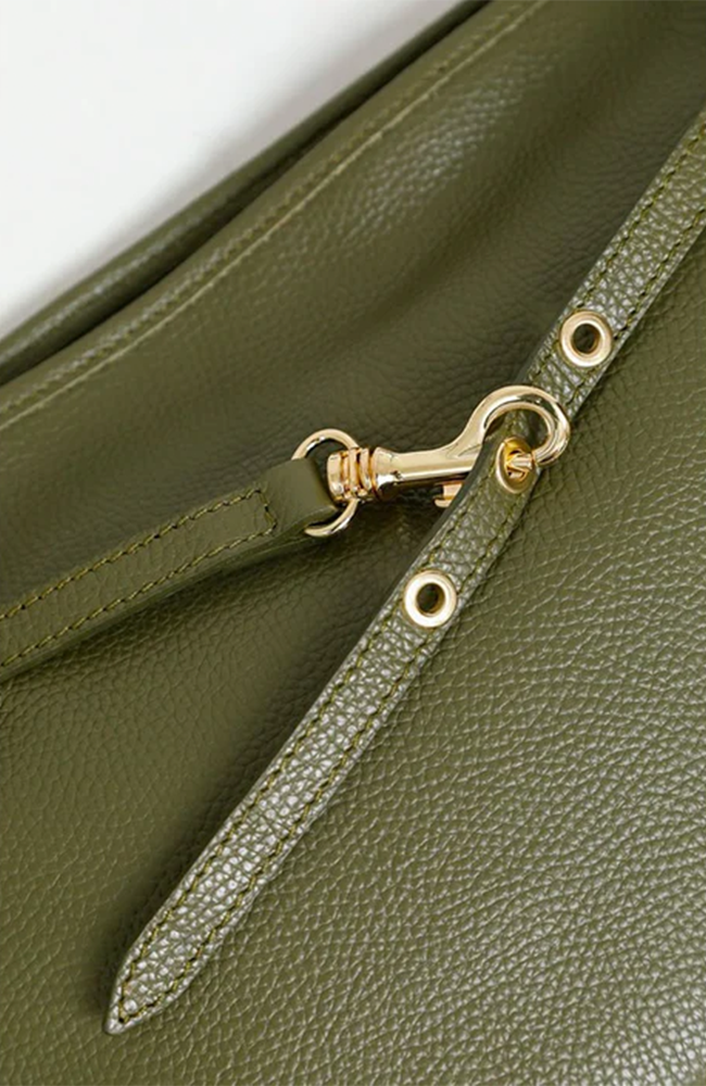 Victor Handbag - Suede/Khaki