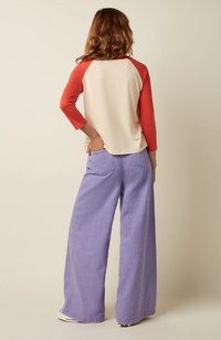 Peppa Pants - Colored Denim/Sheer Lilac