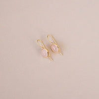 Glaze Earrings - Rose Quartz