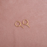 Lyla Huggie Earrings - Gold
