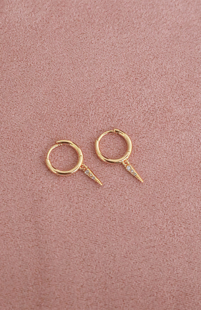 Lyla Huggie Earrings - Gold