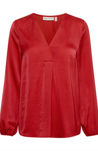RindaIW Blouse - True Red