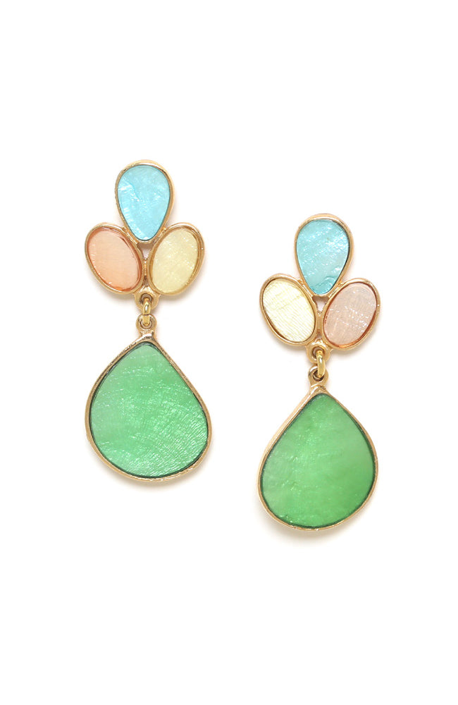 VICTOIRE 3 Oval Top Post Earrings