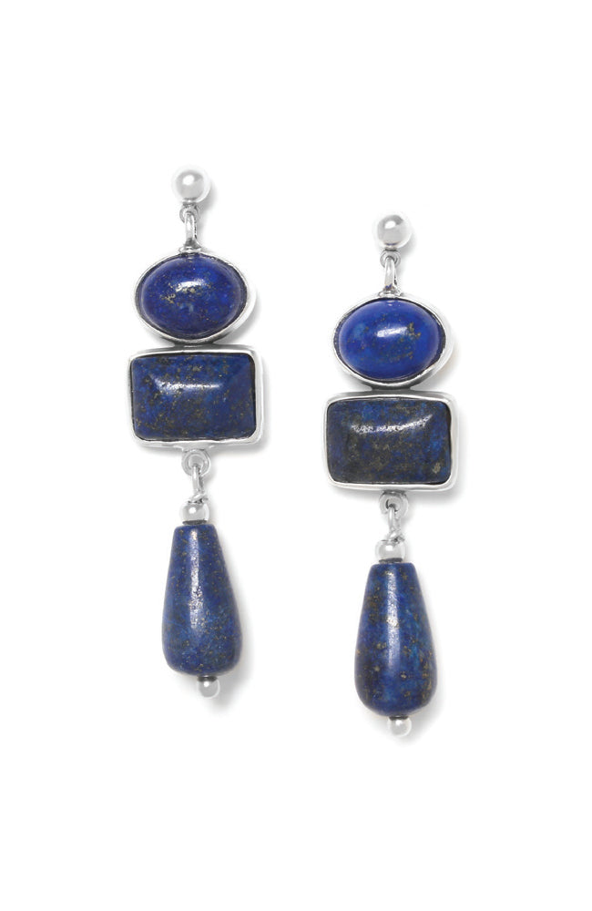 INDIGO Post with 3 Earrings