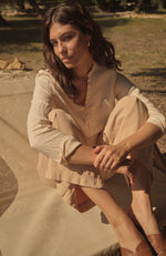 Danna Linen Blouse - Ivory