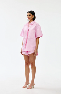 Freya Shirt - Blush Wash Denim