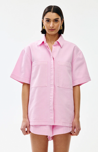 Freya Shirt - Blush Wash Denim