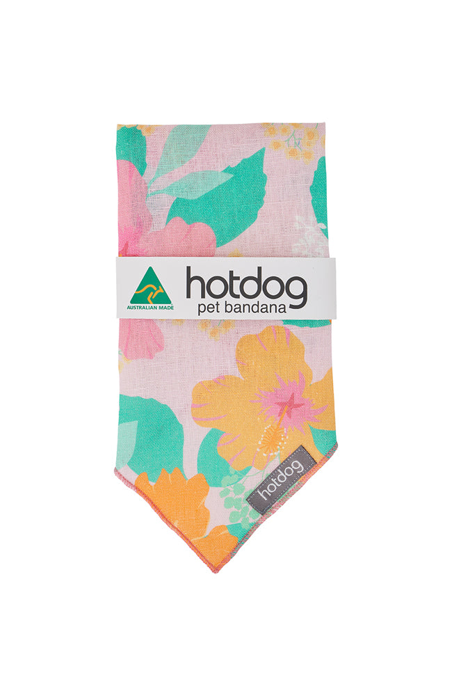 Dog Bandana - Hibiscus