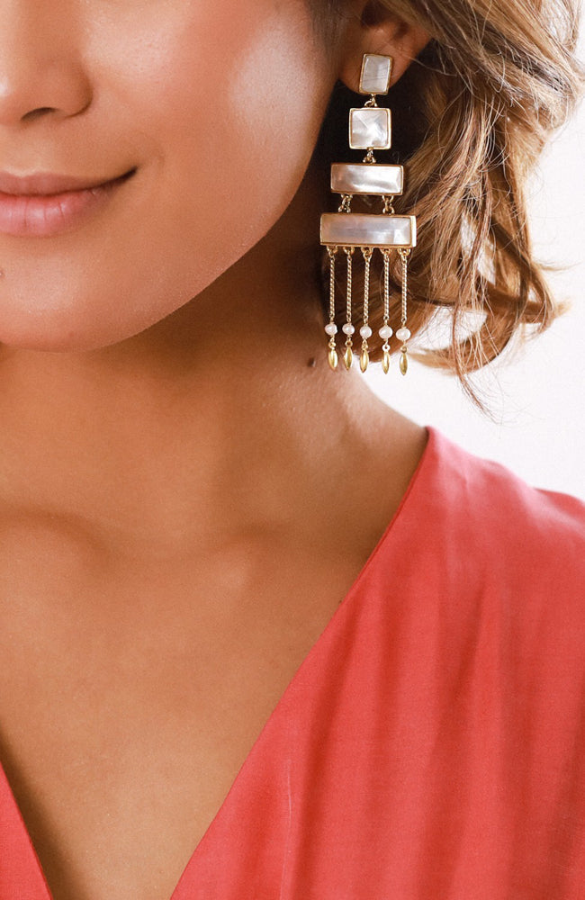 Louise XL Post Earrings