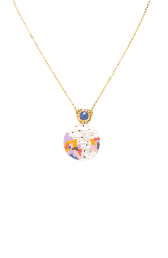 ROSY Round Pendant Necklace
