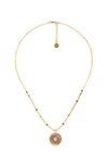 THEA Round Pendant Necklace