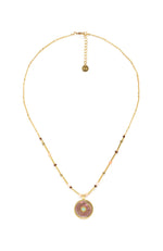 THEA Round Pendant Necklace