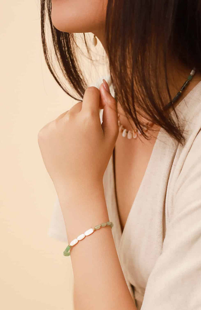 MENTHE A L'EAU - Stretch Bracelet Mix Material