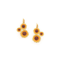SUNNY Bouquet Flower French Hook Earrings