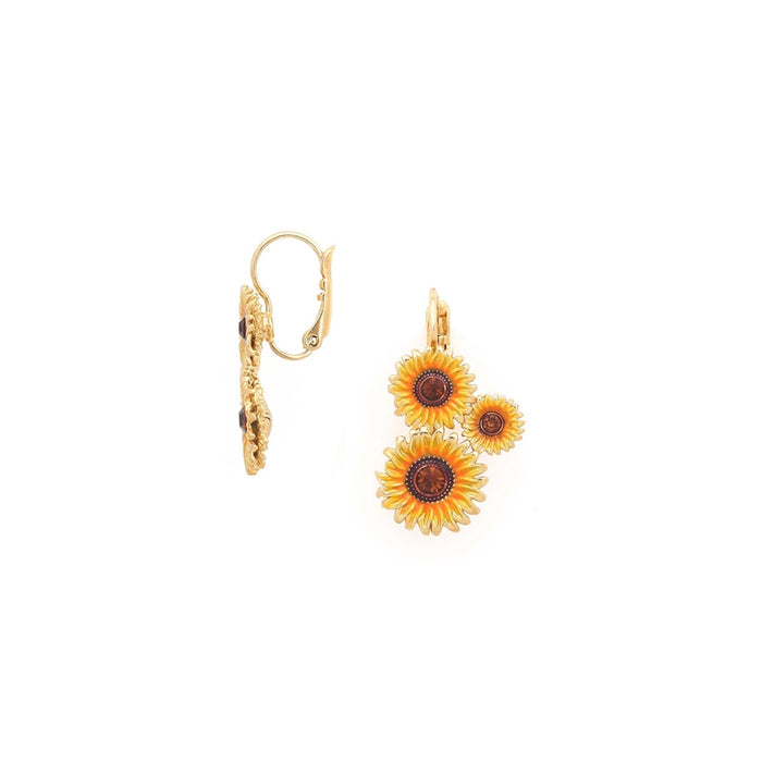 SUNNY Bouquet Flower French Hook Earrings