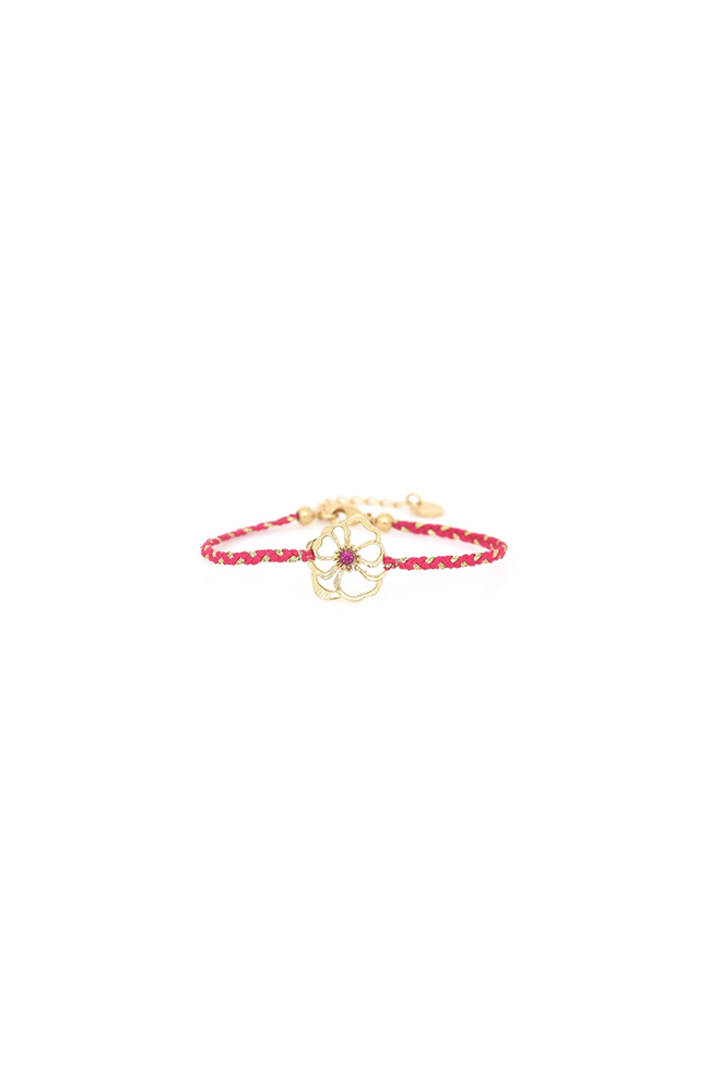 POPPY Braided Flower Bracelet
