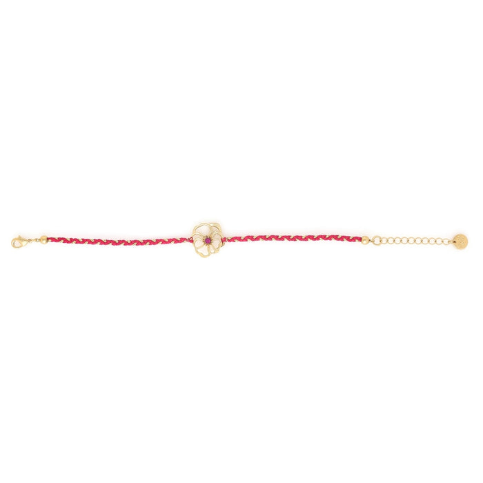POPPY Braided Flower Bracelet