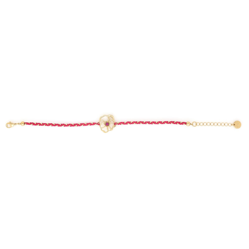 POPPY Braided Flower Bracelet