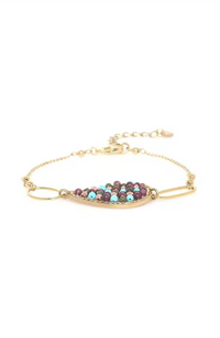 Cassandra Adjustable Teardrop Bracelet