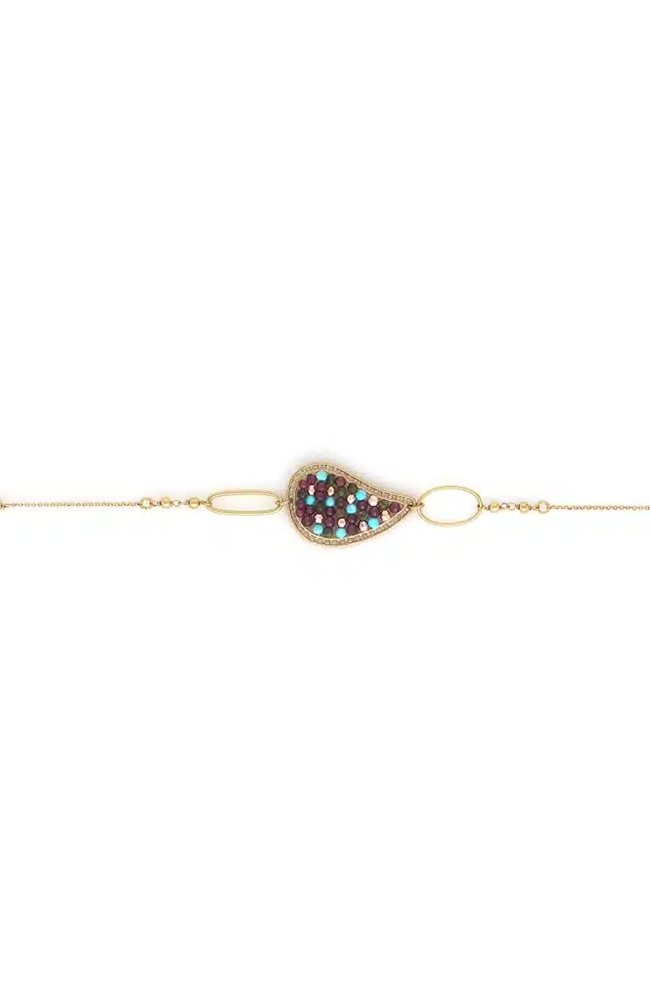 Cassandra Adjustable Teardrop Bracelet