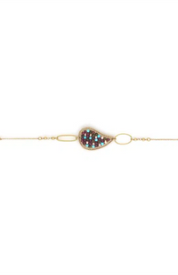 Cassandra Adjustable Teardrop Bracelet