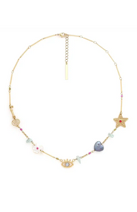 Angelica Adjustable Necklace- 5 Elements