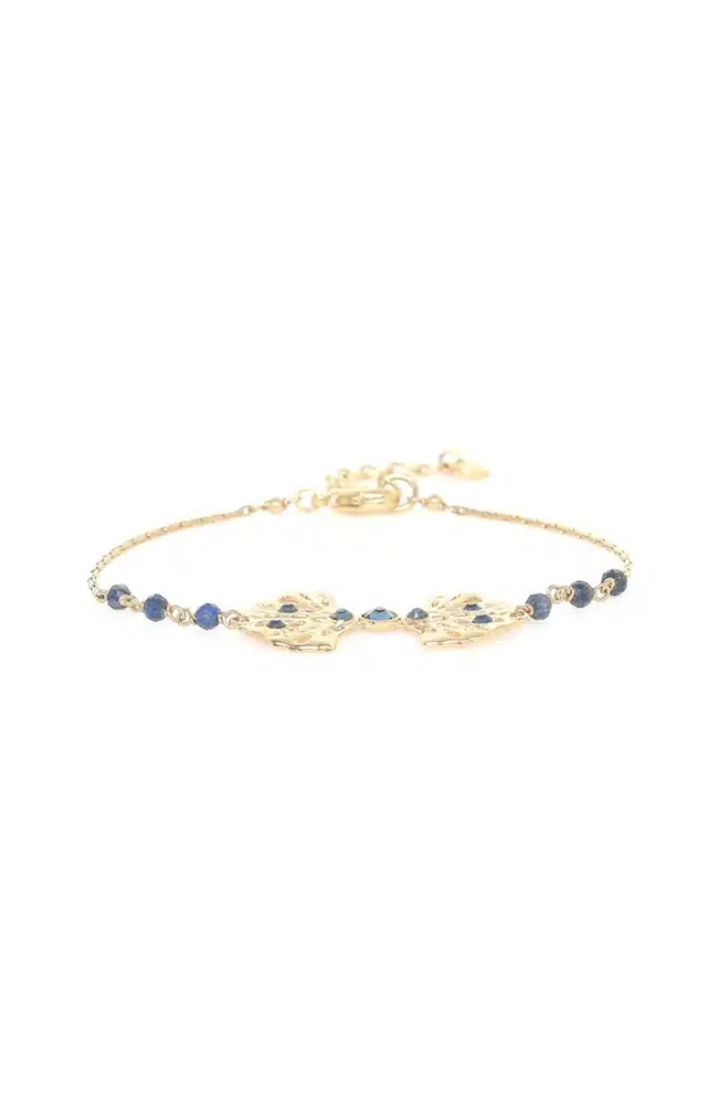 Jinka "Ribbon Guinko" Leaf Bracelet