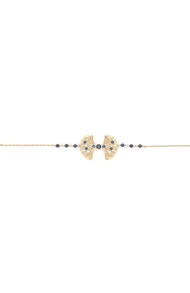 Jinka "Ribbon Guinko" Leaf Bracelet
