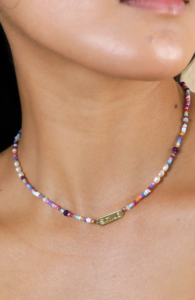 Joy Short Necklace - Smile
