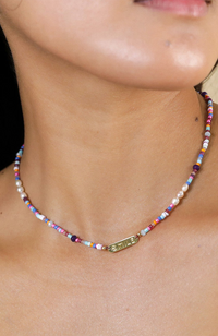 Joy Short Necklace - Smile