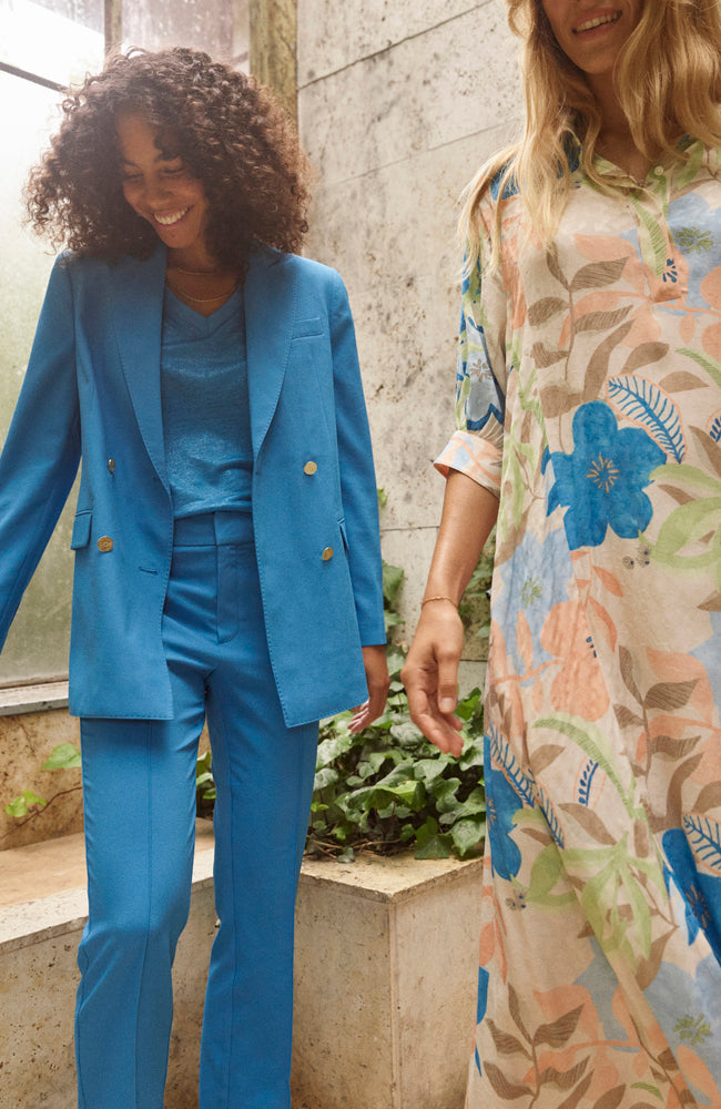Audrey Leia Pant - Blue Aster