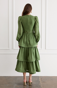 Faye Midi Dress - Imperial